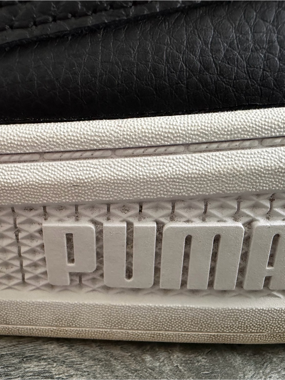 Puma Smash V3 Platform Sneakers in black and white women’s size 10 - Picture 4 of 9